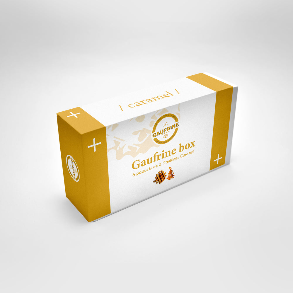 Gaufrine Box of 6 packets Caramel